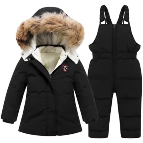 toddler baby boys girls winter snowsuit coat kids snow pants jacket suit clothes