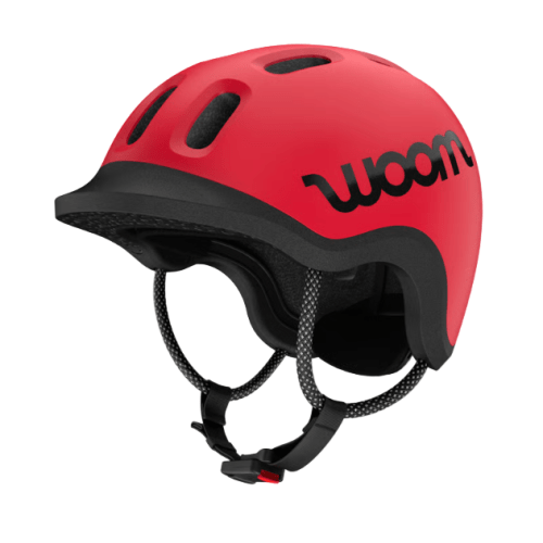 Woom Ready Kids Helmet, XSmall, Without Light, Woom Red