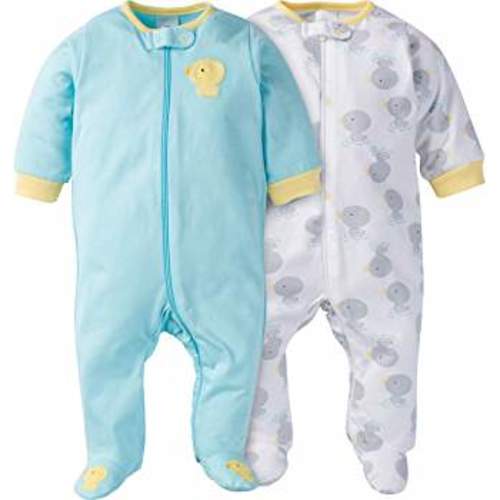 Baby Girls' 2-Pack Sleep 'N Play