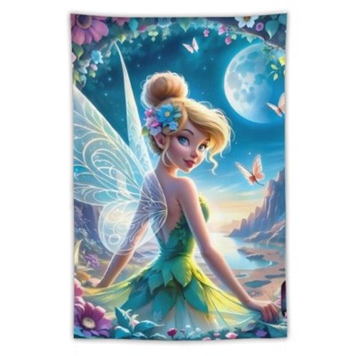 Tinker Bell Fun Tapestry wall hanging wall art decoration living room bedroom aisle poster home 40"x60"