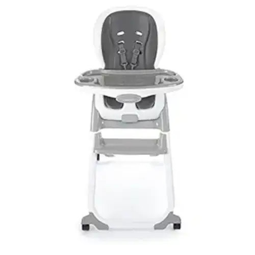 Ingenuity SmartClean Trio Elite 3-in-1 High Chair, Use 6 Months to 5 Years, Includes Dishwasher-Safe Tray, Convertible to Booster Seat & Toddler Chair