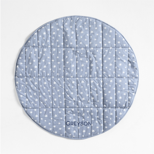 Personalized Fold and Go Stars Portable Baby Mat