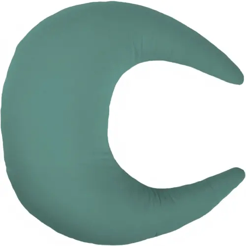 snuggle me Organic Nursing Pillow | Bottle & Breastfeeding Pillow with Organic Cotton Cover & Fiberfill, Machine Washable Feeding Pillow, Newborn Essentials Must Haves (Moss)
