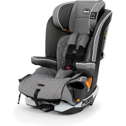 Chicco MyFit Zip Harness + Booster Car Seat - Granite, Grey