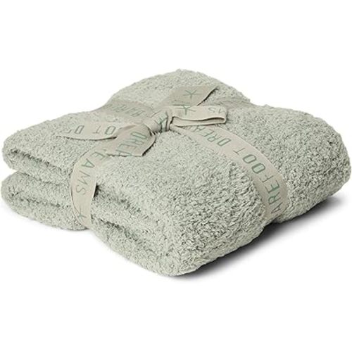 Barefoot Dreams, Unisex, CozyChic® Stroller Blanket, Sage Green, Baby