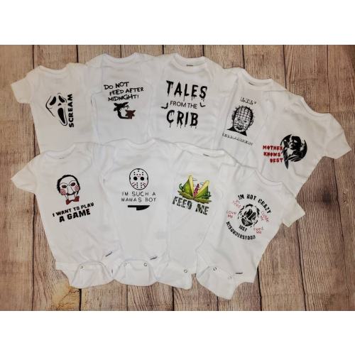 Horror themed onesie