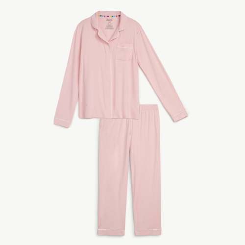 women's pink dogwood modal magnetic classic with a twist long sleeve p – Magnetic Me