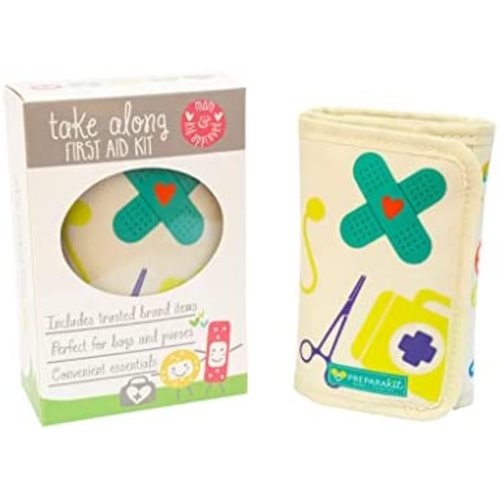 Small Compact Mini First Aid Kit for Diaper Bag, Travel, Purse, Home and Car