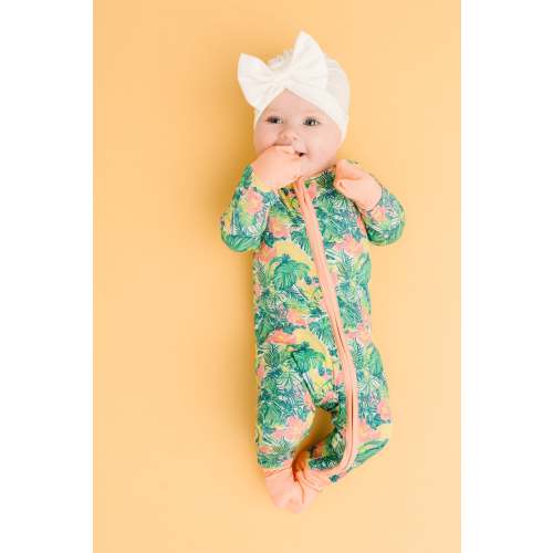 Tropical Bloom Bamboo Sleeper