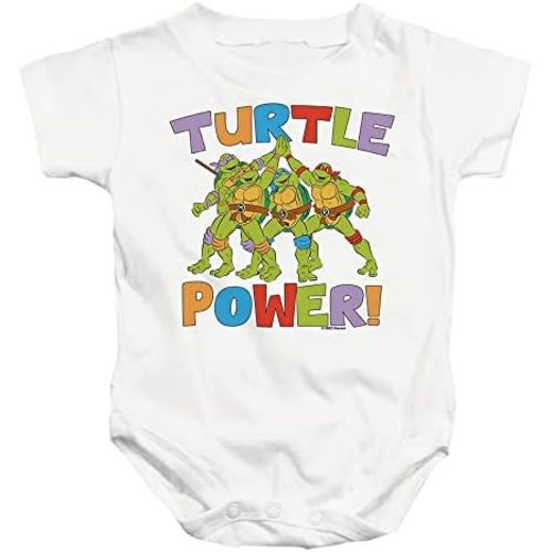 TMNT Teenage Mutant Ninja Turtles Colorful Turtle Power Infant Baby Boys Onesie Snapsuit
