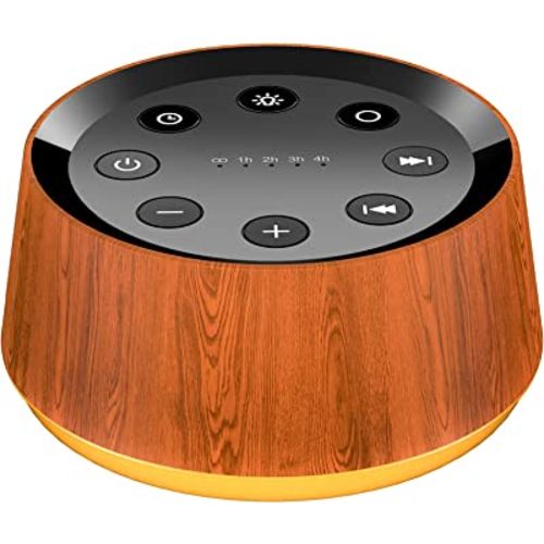Brown Noise Sound Machine with 30 Soothing Sounds 12 Colors Night Light White Noise Machine for Adults Baby Kids Sleep Machines with 36 Volume Levels Memory Function 5 Timers for Home Office Travel