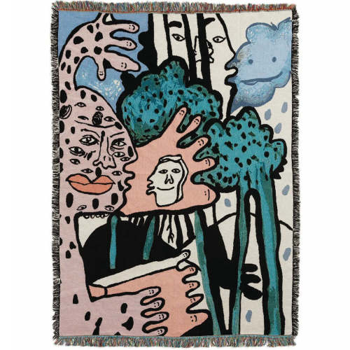 Isai Pineda // All Is Full Of Faces Blanket