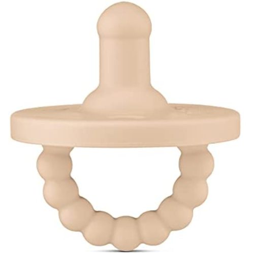 Ryan & Rose Cutie PAT Pacifier Teether (Stage 1, Tan)