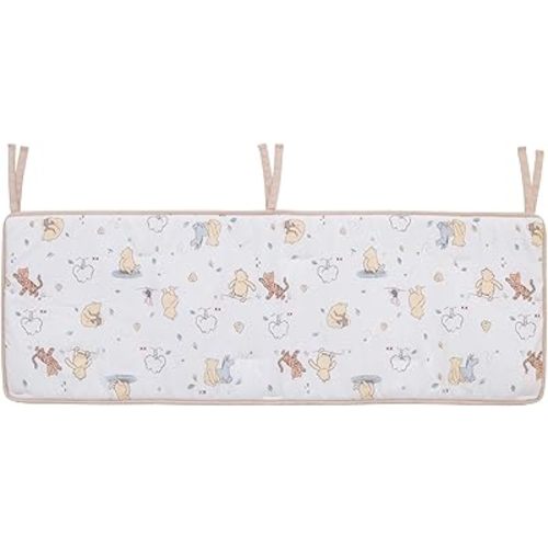 Disney Winnie The Pooh Crib Rail Guard Cover with Ties