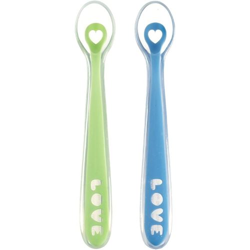 Munchkin Silicone Spoons, Assorted (Pack of 2)