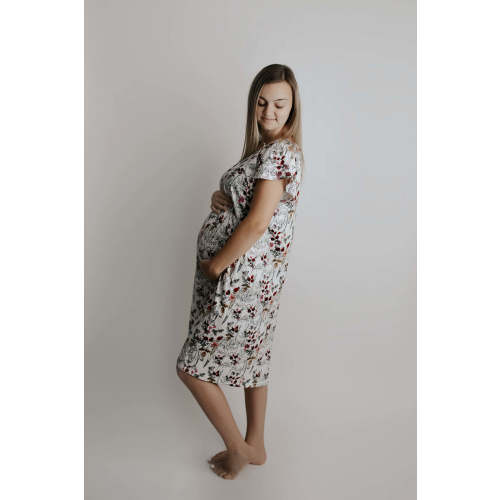 Floral Labor & Delivery Gown