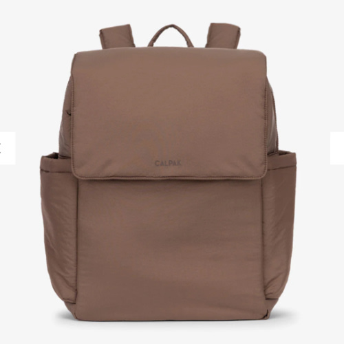 Diaper Backpack with Laptop Sleeve - HAZELNUT