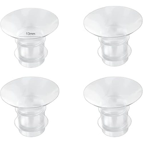 Flange Inserts 13mm for Medela,Spectra 24mm Shields/Flanges,Compatible with Momcozy S12 Pro/S9 Pro/S9/S12 Wearable Breast Pump,Reduce 24mm Nipple Tunnel Down to 13mm,4PCS