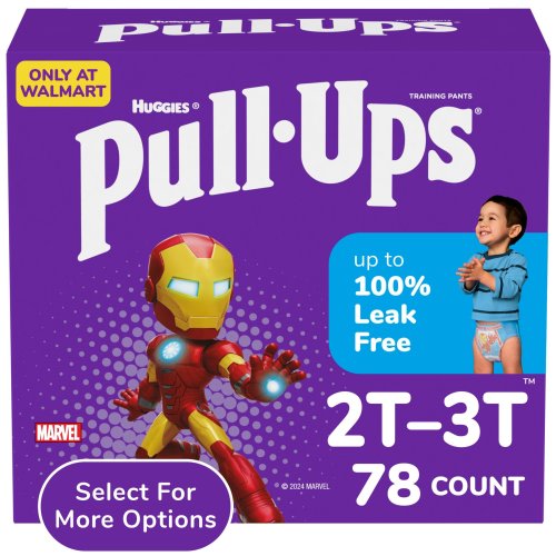 Pull-Ups Boys' Potty Training Pants, 2T-3T (16-34 lbs), 78 Count (Select for More)