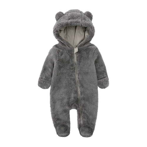 GERsome Newborn Baby Fleece Romper One-Piece Footies Jumpsuit Pajama Infant Onesies for Baby Boys Girls
