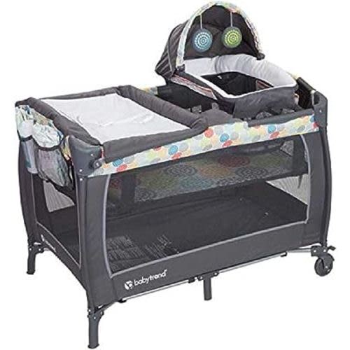 baby Trend Lil' Snooze™ Deluxe II Nursery Center® Playard, Funfetti