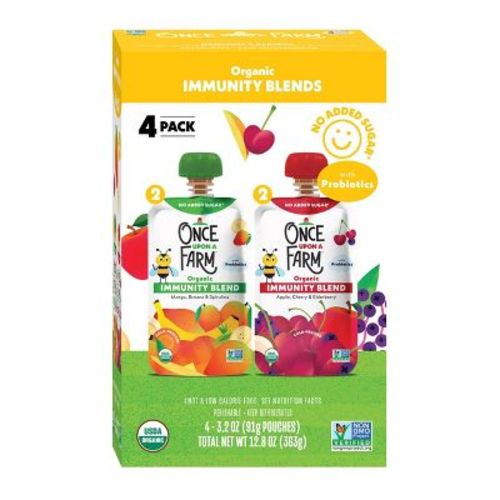 Once Upon A Farm Immunity Blend Variety Pack - 12.8oz/4ct