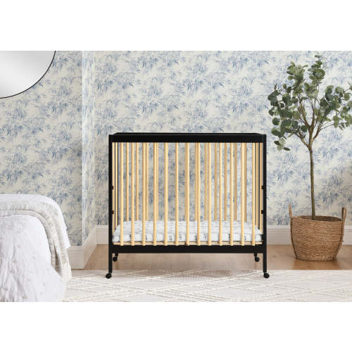 Mia Portable Folding Mini Crib with 1.5-Inch Mattress | Delta Children