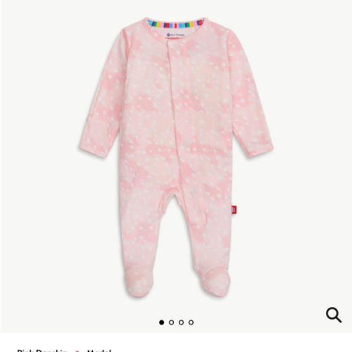 Magnetic Footie – Magnetic Me Pink Doeskin