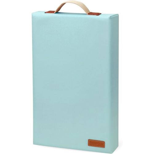 HappyPicnic Waterproof Kneeling Pad for Garden or Bath, 2 inch Thick Soft Foam Kneeler Mat for Gardeners Knee Support or Bathtub Bathing Baby with Handle and Removable Cover-Green