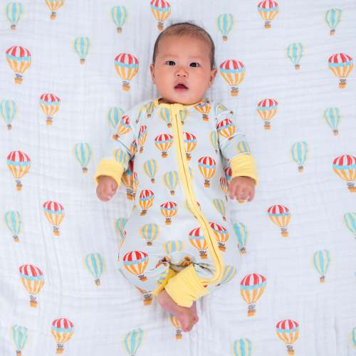 The Sky Is The Limit Zipper One Piece Pajama