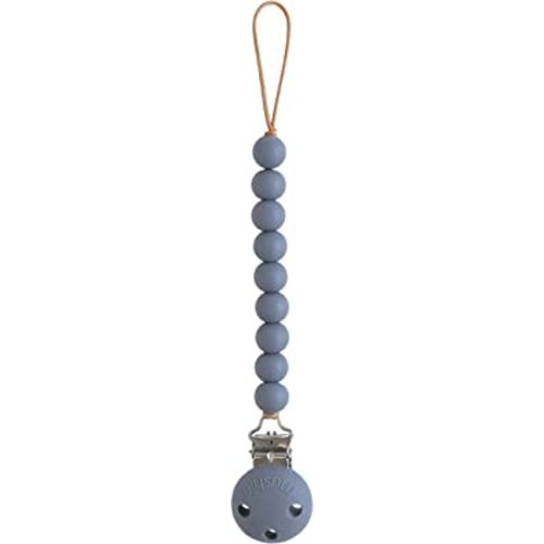 mushie 100% Silicone Baby Pacifier Clip BPA Free (Tradewinds)