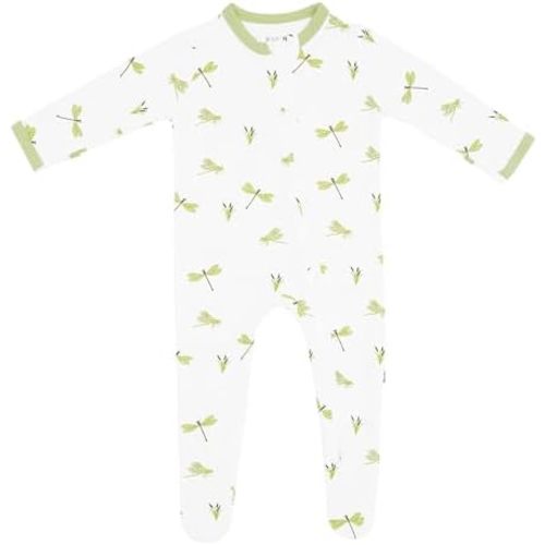 KYTE BABY Unisex Zipper Closure Footies, Rayon Made From Bamboo, 0-24 Months