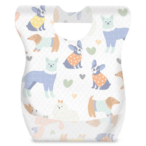 Upward Baby Food-Catching Disposable Bibs - 36-Pack - 6m+ Unisex - Infant