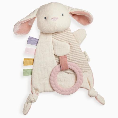 Itzy Ritzy - Bitzy Crinkle Sensory & Teether Toy - Bunny
