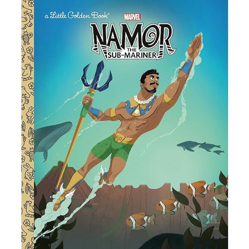 Namor the Sub-Mariner Little Golden Book (Marvel) Hardcover – Picture Book, January 2, 2024