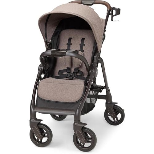 Graco Merge 360 Baby Stroller - Front and Rear 360-Degree Rotating Wheels Infant Stroller for Easy Gliding and Tight Turns, Quick 1-Button Push Folding Stroller, Great Gift for New Parents