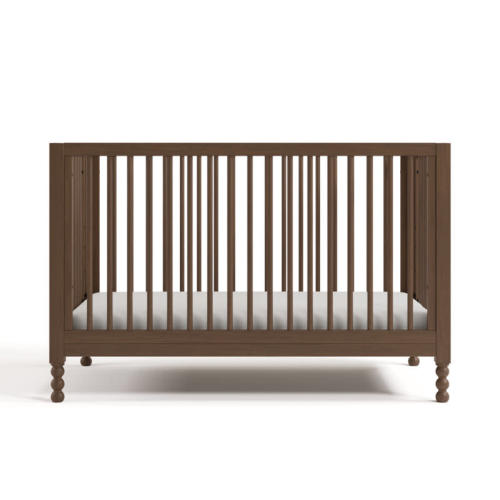 Rio 5-in-1 Convertible Crib with Toddler Guardrail - Hazelnut