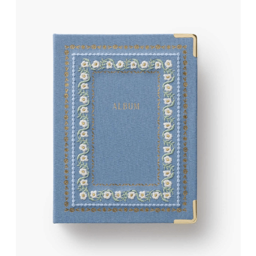 Embroidered Small Photo Album - Delphine