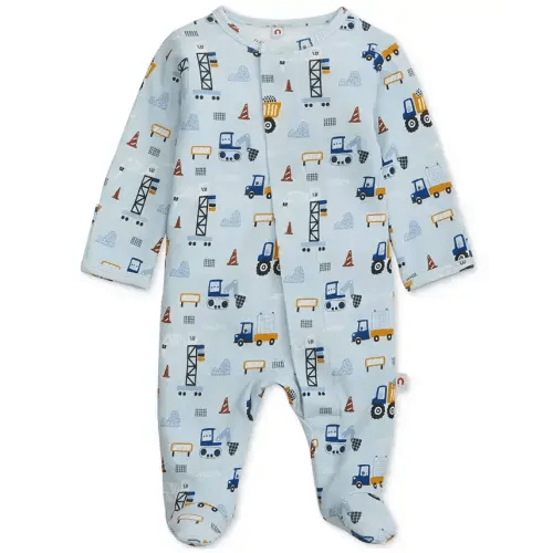 Baby Cotton Magnetic Footed Coverall