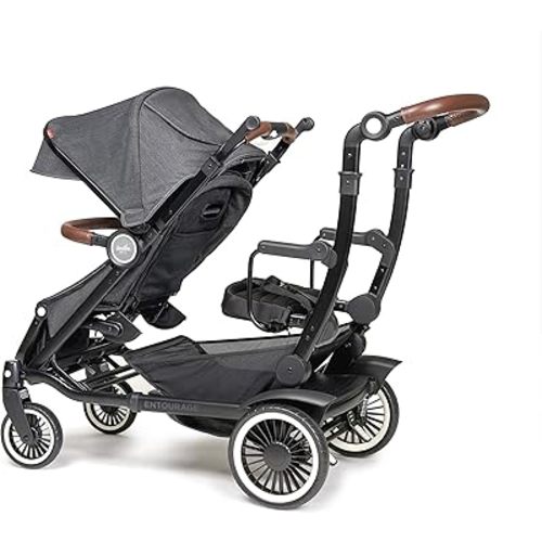 Entourage 2.0 Sit and Stand Stroller in Black (Also Available in Navy)