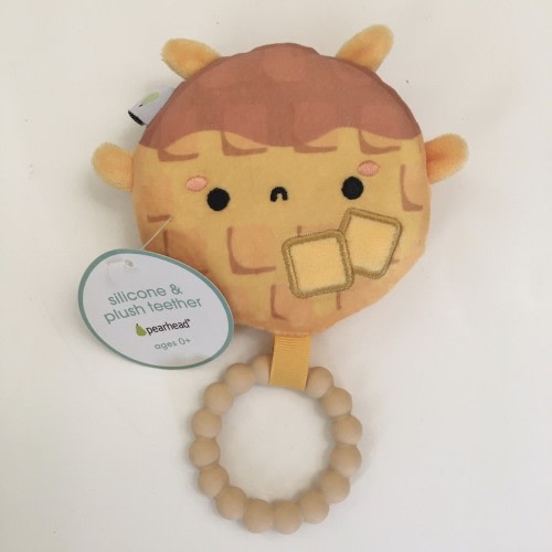 Teether waffle plush