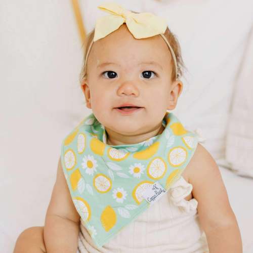 Baby Bandana Bibs - Lemon