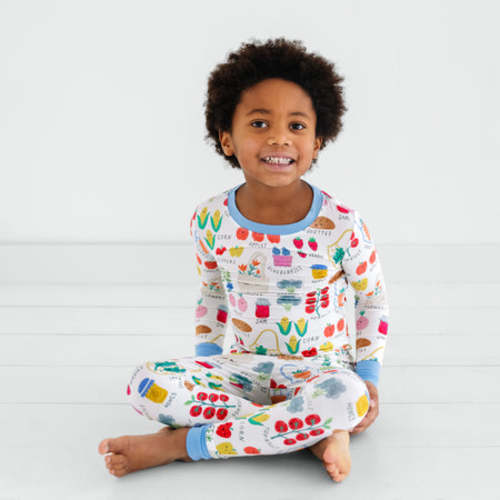 Farmers Market Two-Piece Pajama Set
