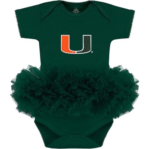 Creative Knitwear College Baby Tutu Bodysuit Dress-Team Logo, Multiple Colors, for Girls (0-12 Months)