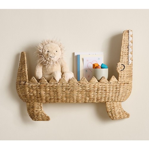 Alligator Shaped Shelf (28")