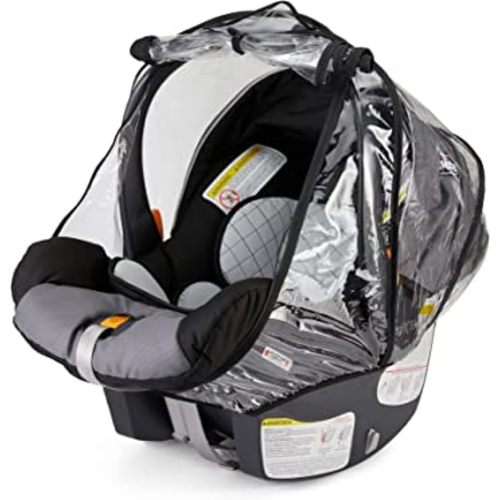 Baby & Beyond's Car Seat Rain Cover, Universal Car Seat Rain and Weather Shield, Raincover Features Quick-Access Zipper Door and Side Ventilation