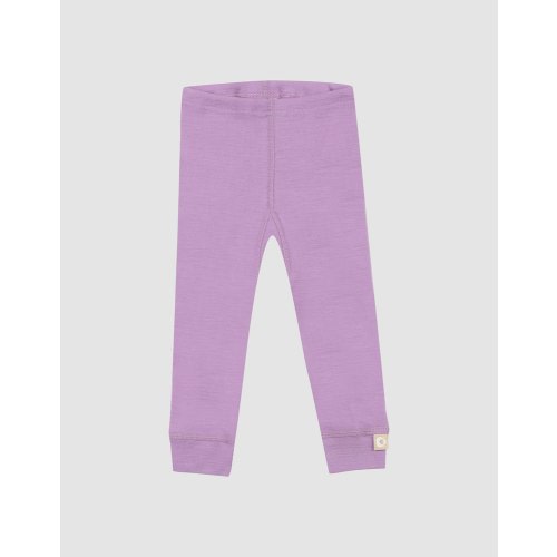 Baby merino wool leggings in Mauve Orchid