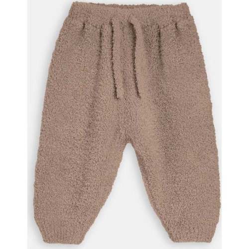 Fuzzy Boxy Lounge Pants, Taupe - 7AM Enfant | Maisonette