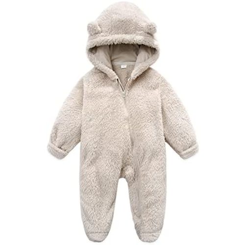 baby fluffy costume furry bear onesie baby fuzzy teddy bear outfit baby newborn plush clothes