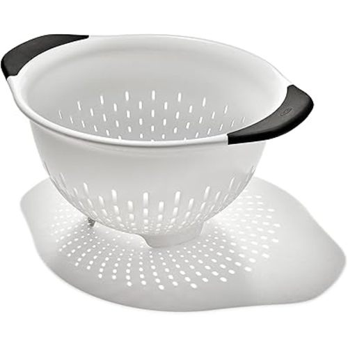 OXO Good Grips 3 QT Plastic Colander, White